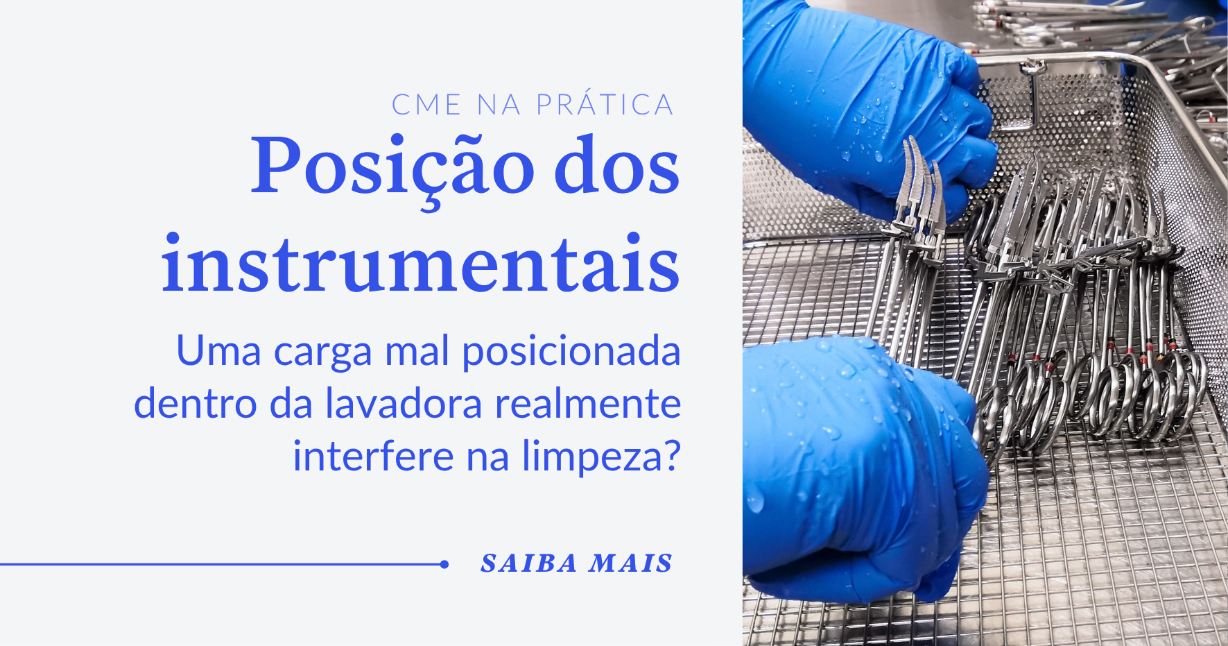 Você sabia que mesmo com um ciclo aprovado, uma carga mal posicionada pode comprometer a limpeza dos instrumentais? Quando a carga está mal distribuída, os jatos de água e o detergente podem não alcançar todas as superfícies dos materiais, principalmente regiões articuladas, lúmens e áreas de difícil acesso. Isso pode resultar em presença de sujidade [&hellip;]